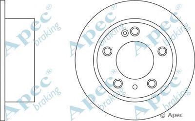 APEC BRAKING dsk138 -  Тормозной диск